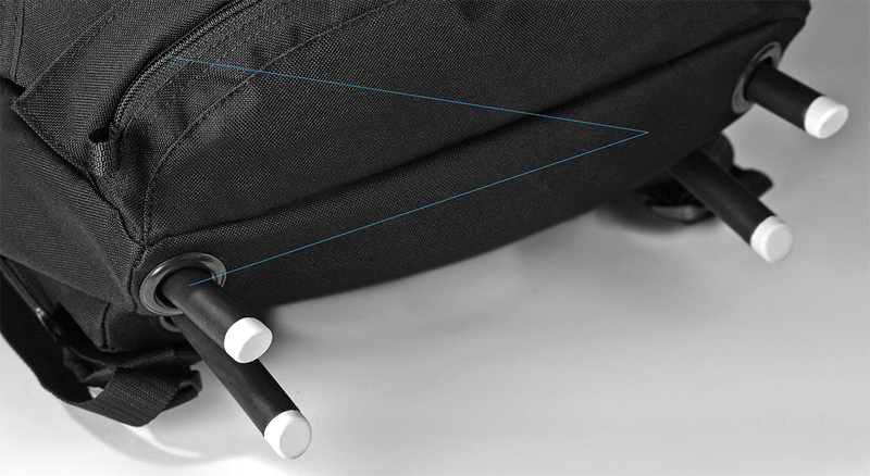 Illustration for article titled You've Always Got a Place To Sit When Your Backpack Turns Into a Stool